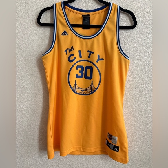 adidas Tops - Women’s Adidas Golden State Warriors  Basketball Jersey